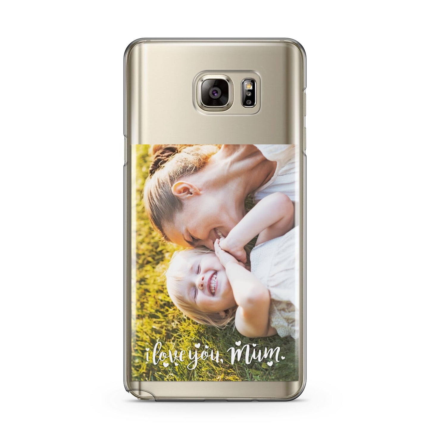 Love You Mum Photo Upload Samsung Galaxy Note 5 Case