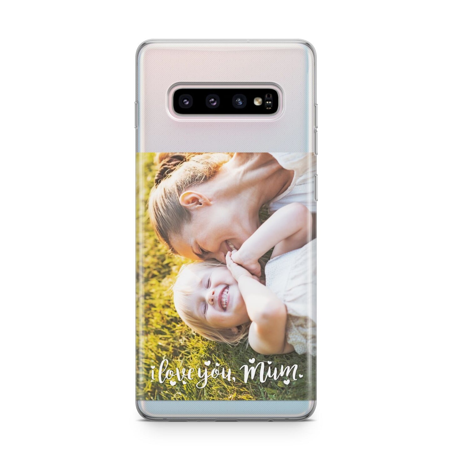 Love You Mum Photo Upload Samsung Galaxy S10 Plus Case