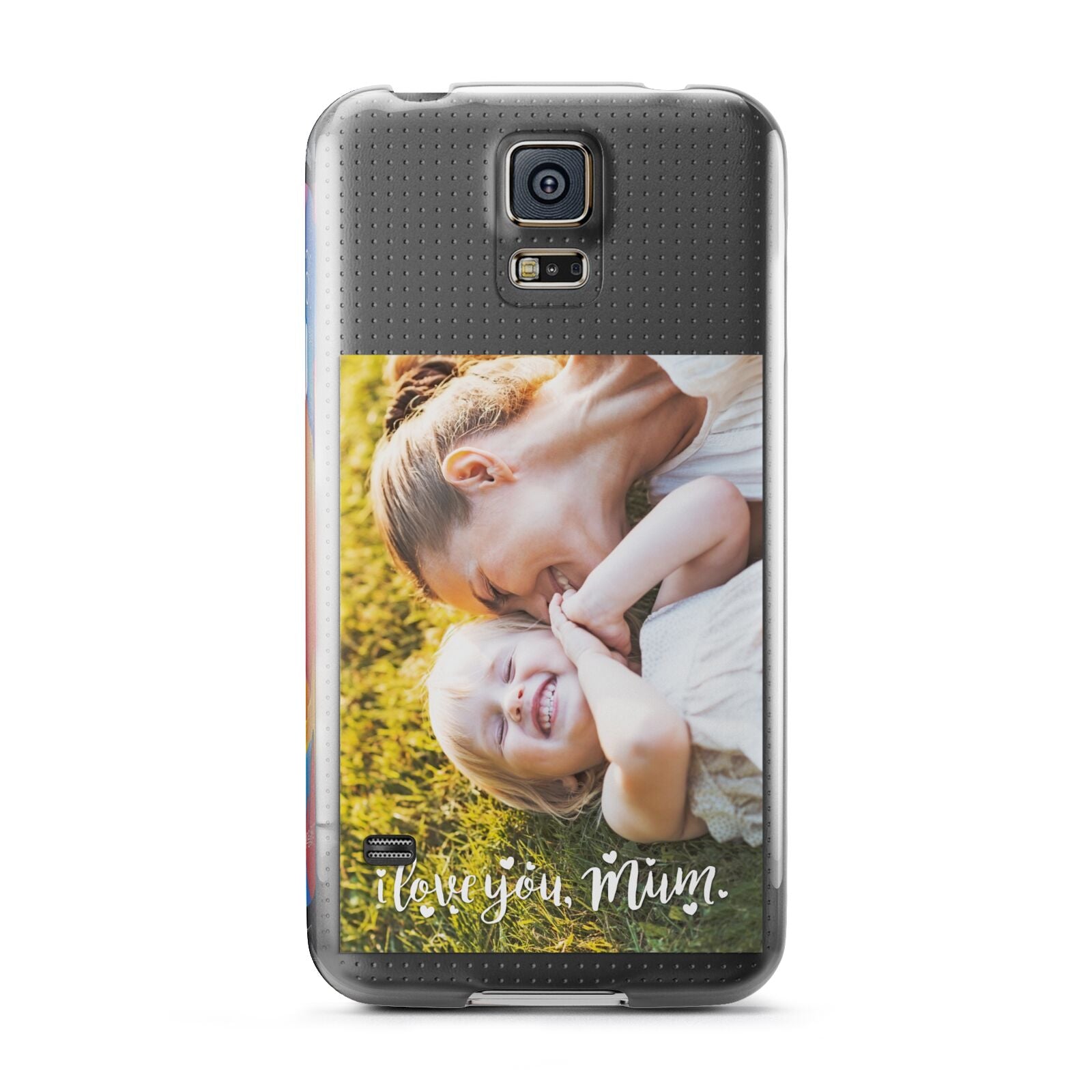 Love You Mum Photo Upload Samsung Galaxy S5 Case