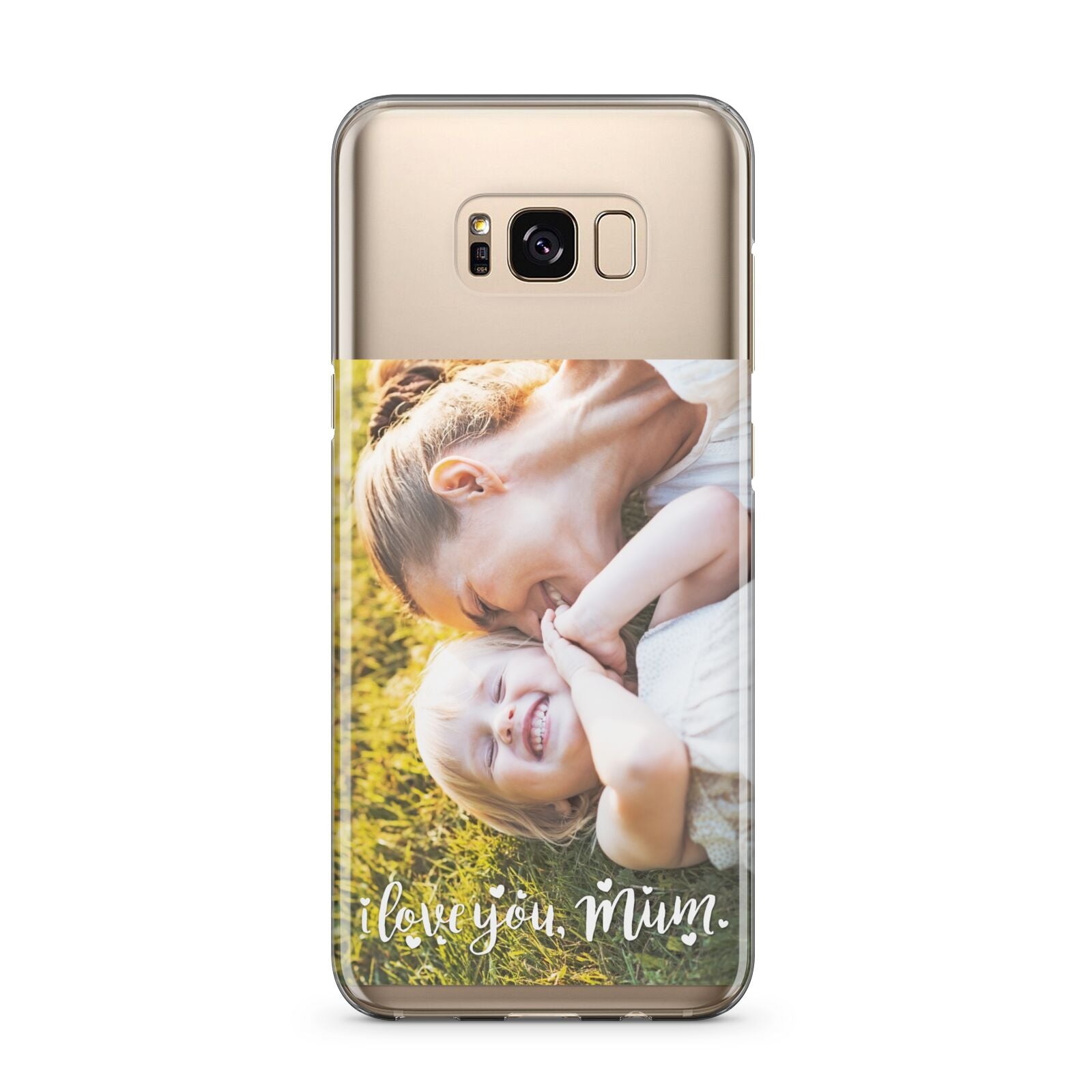 Love You Mum Photo Upload Samsung Galaxy S8 Plus Case