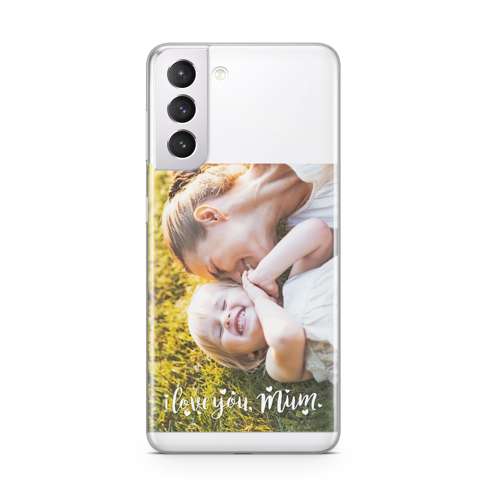 Love You Mum Photo Upload Samsung S21 Case