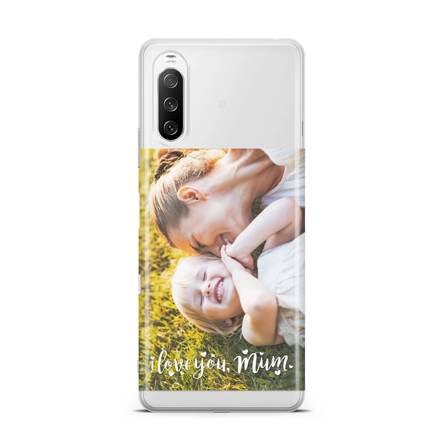 Love You Mum Photo Upload Sony Xperia 10 III Case