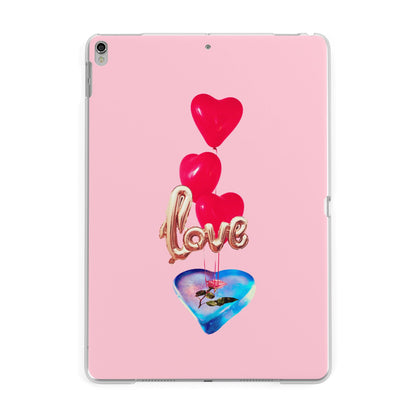 Love bubble balloon Apple iPad Silver Case