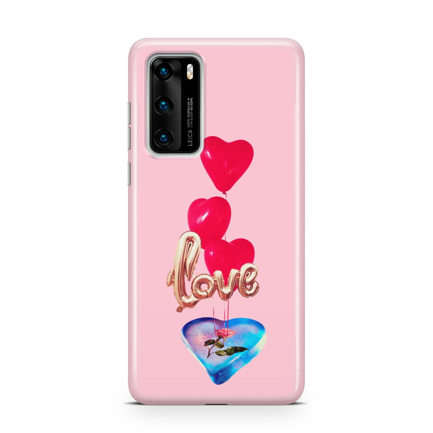 Love bubble balloon Huawei P40 Phone Case