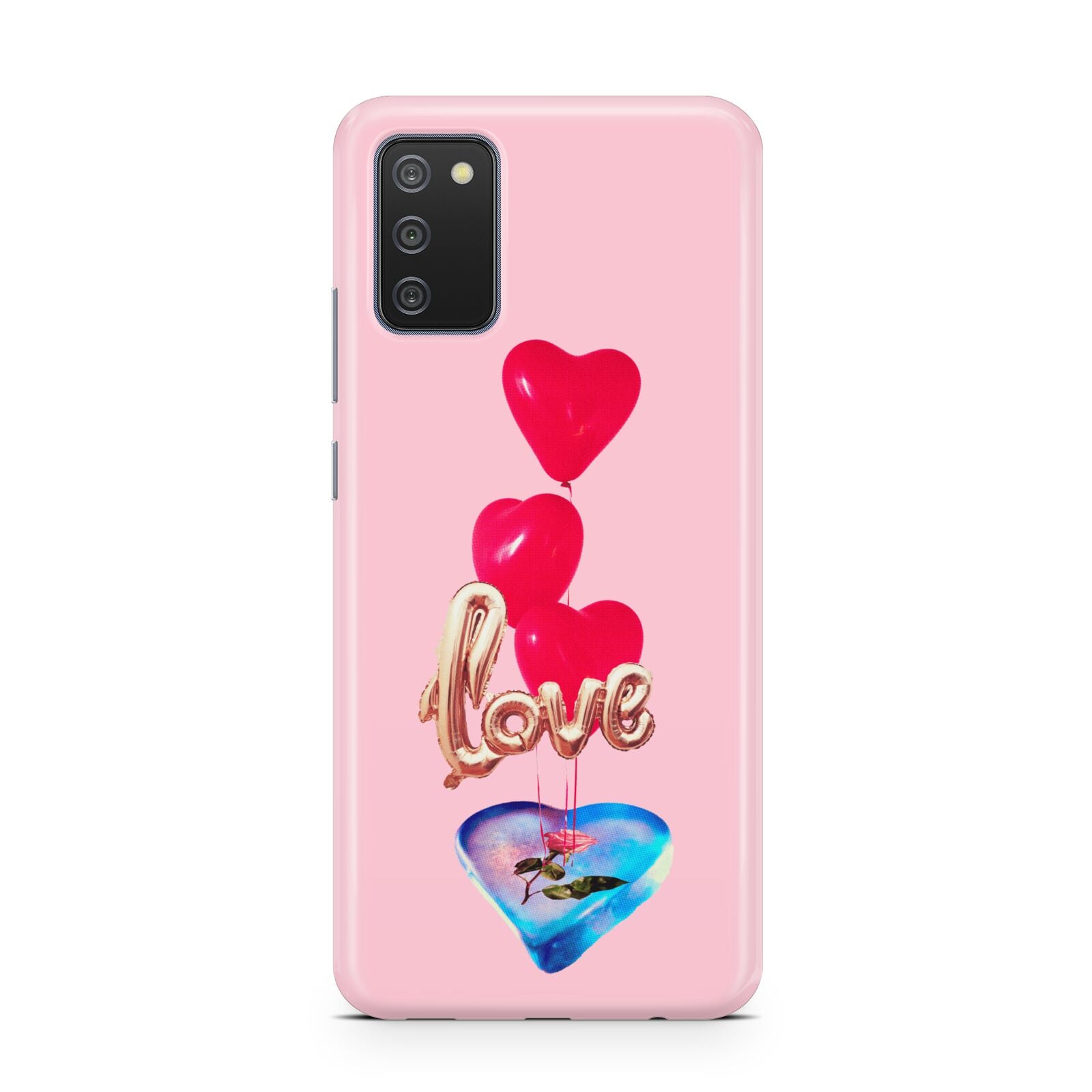 Love bubble balloon Samsung A02s Case