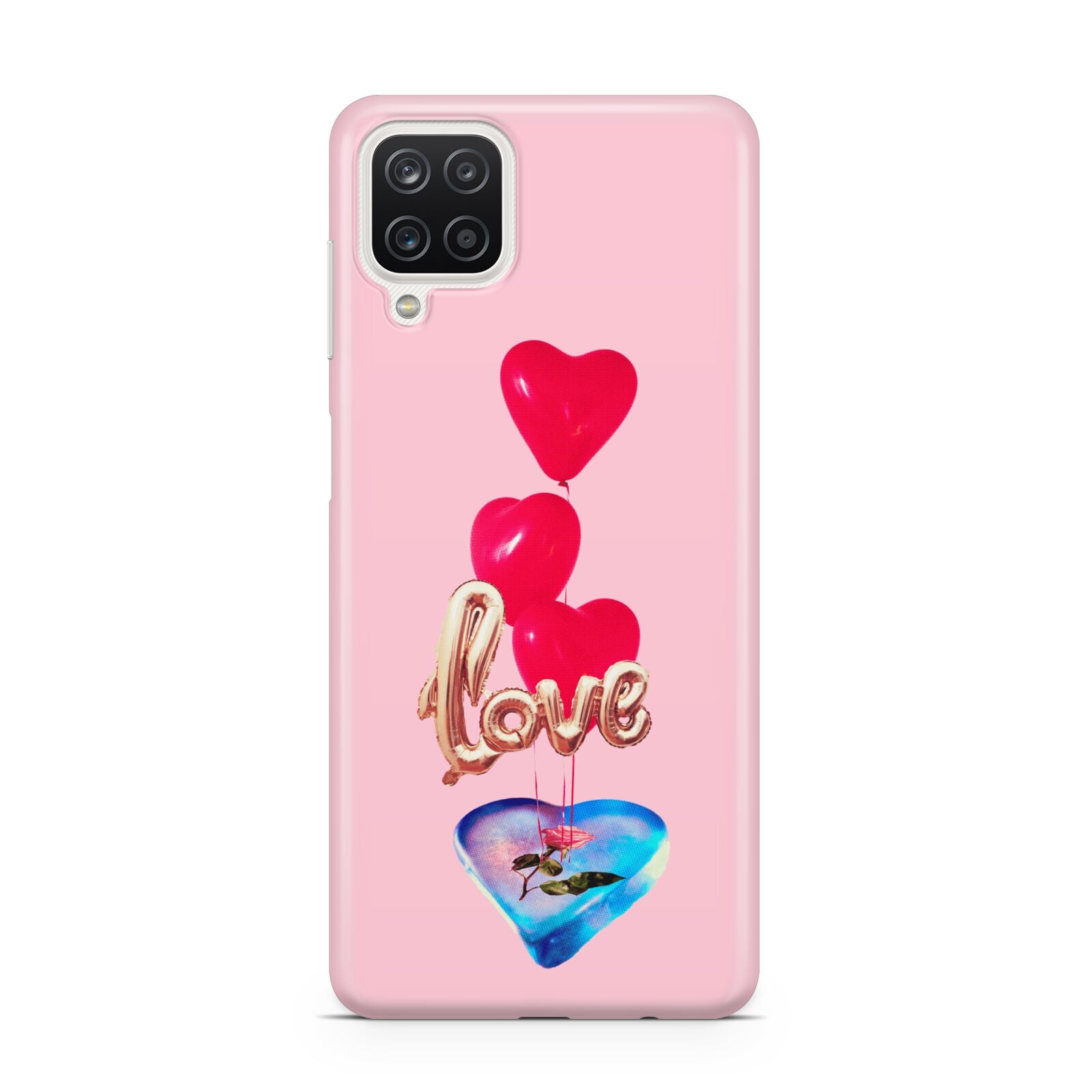 Love bubble balloon Samsung A12 Case