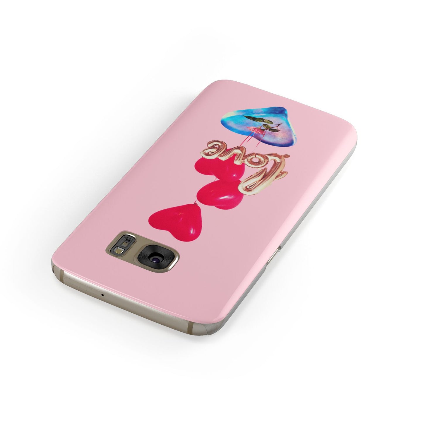 Love bubble balloon Samsung Galaxy Case Front Close Up