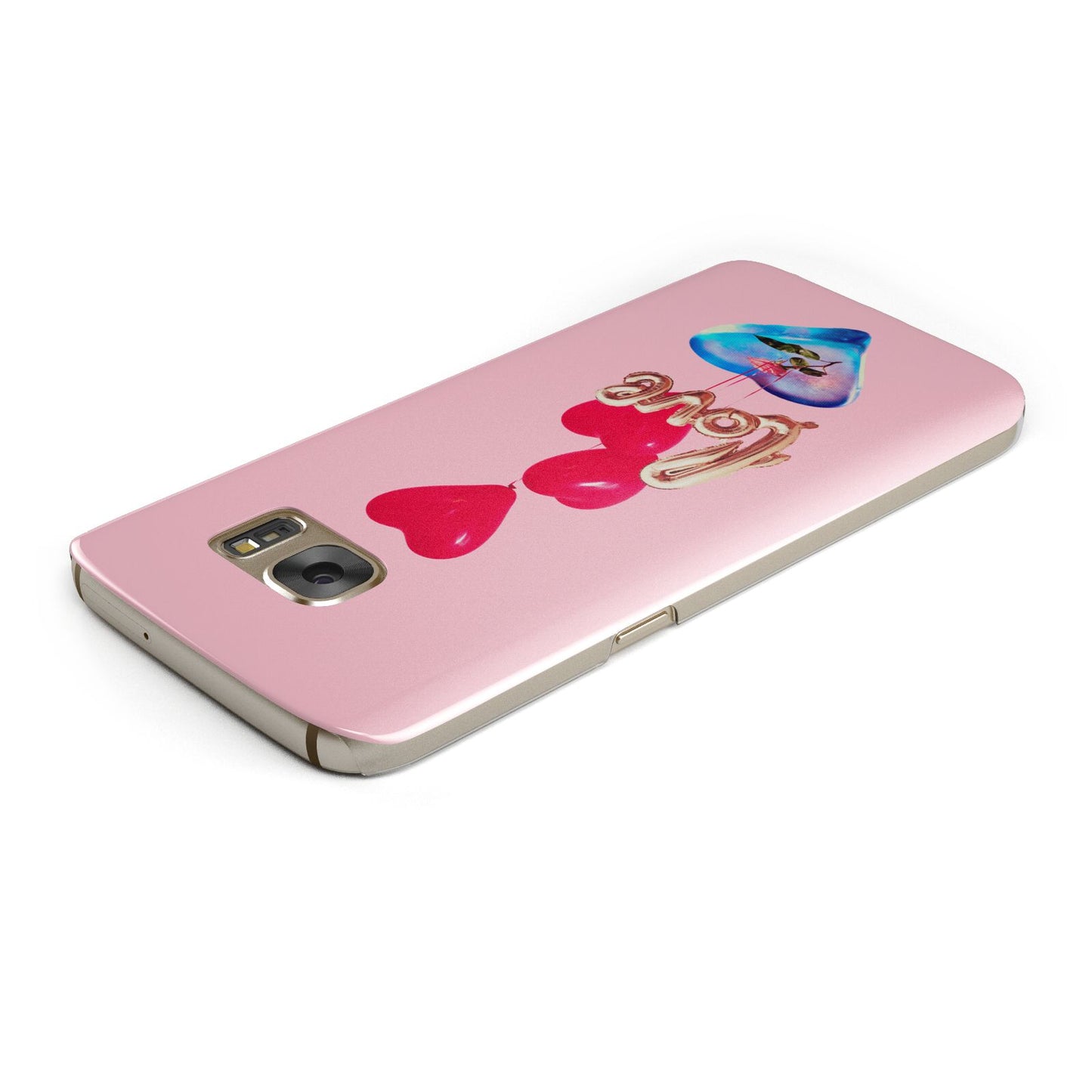 Love bubble balloon Samsung Galaxy Case Top Cutout