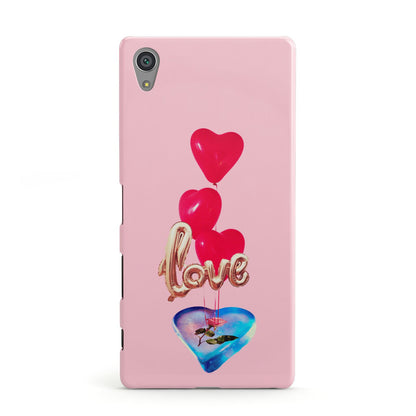 Love bubble balloon Sony Xperia Case