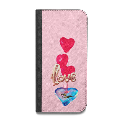 Love bubble balloon Vegan Leather Flip Samsung Case