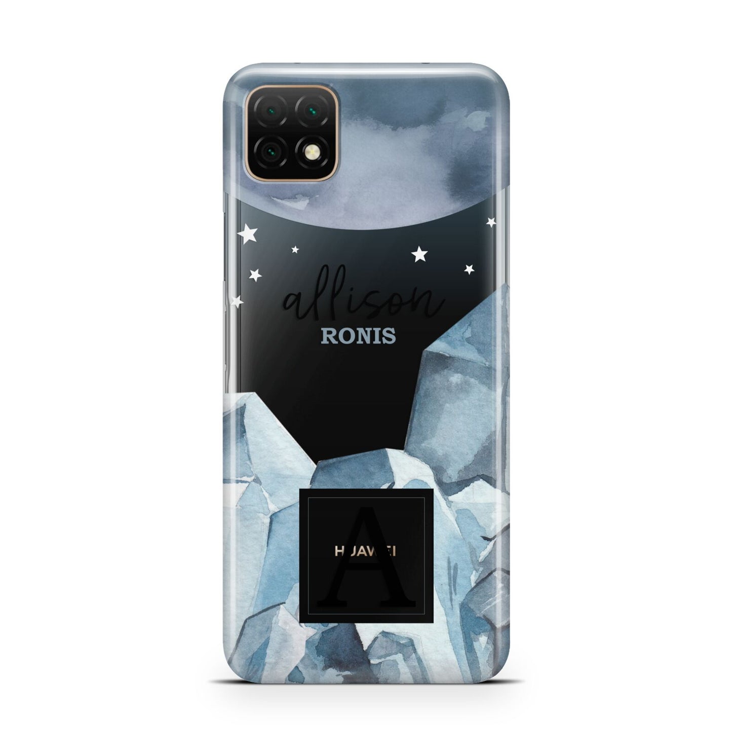 Lunar Crystals Personalised Name Huawei Enjoy 20 Phone Case