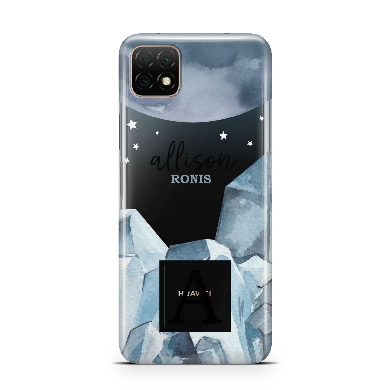 Lunar Crystals Personalised Name Huawei Enjoy 20 Phone Case