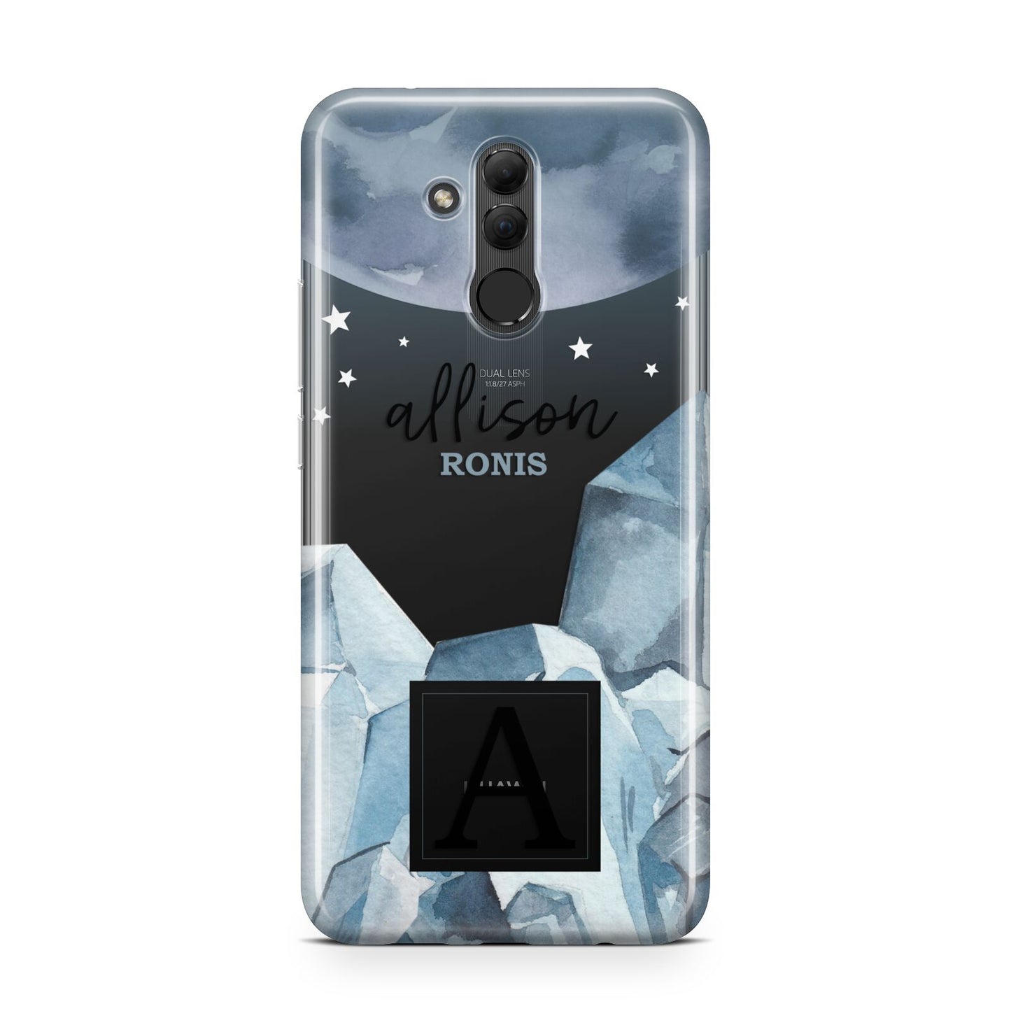 Lunar Crystals Personalised Name Huawei Mate 20 Lite