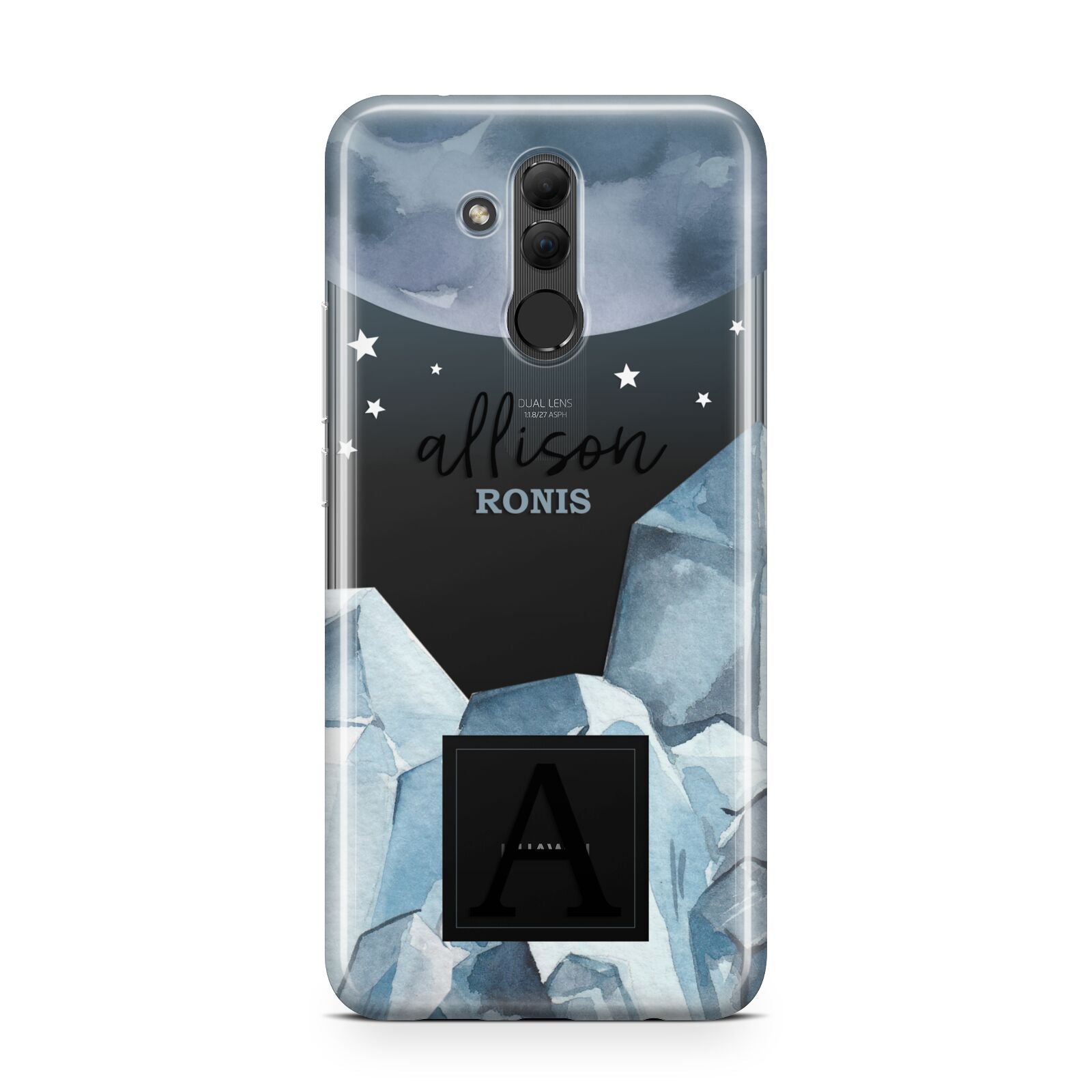 Lunar Crystals Personalised Name Huawei Mate 20 Lite