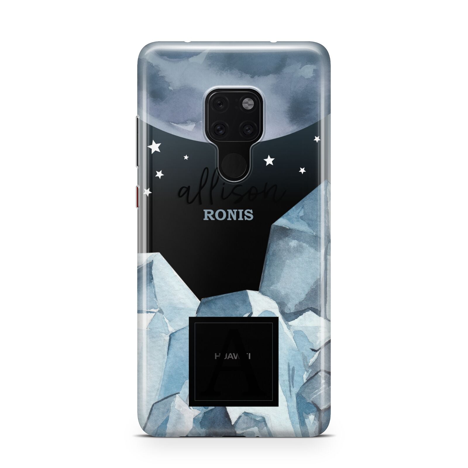 Lunar Crystals Personalised Name Huawei Mate 20 Phone Case