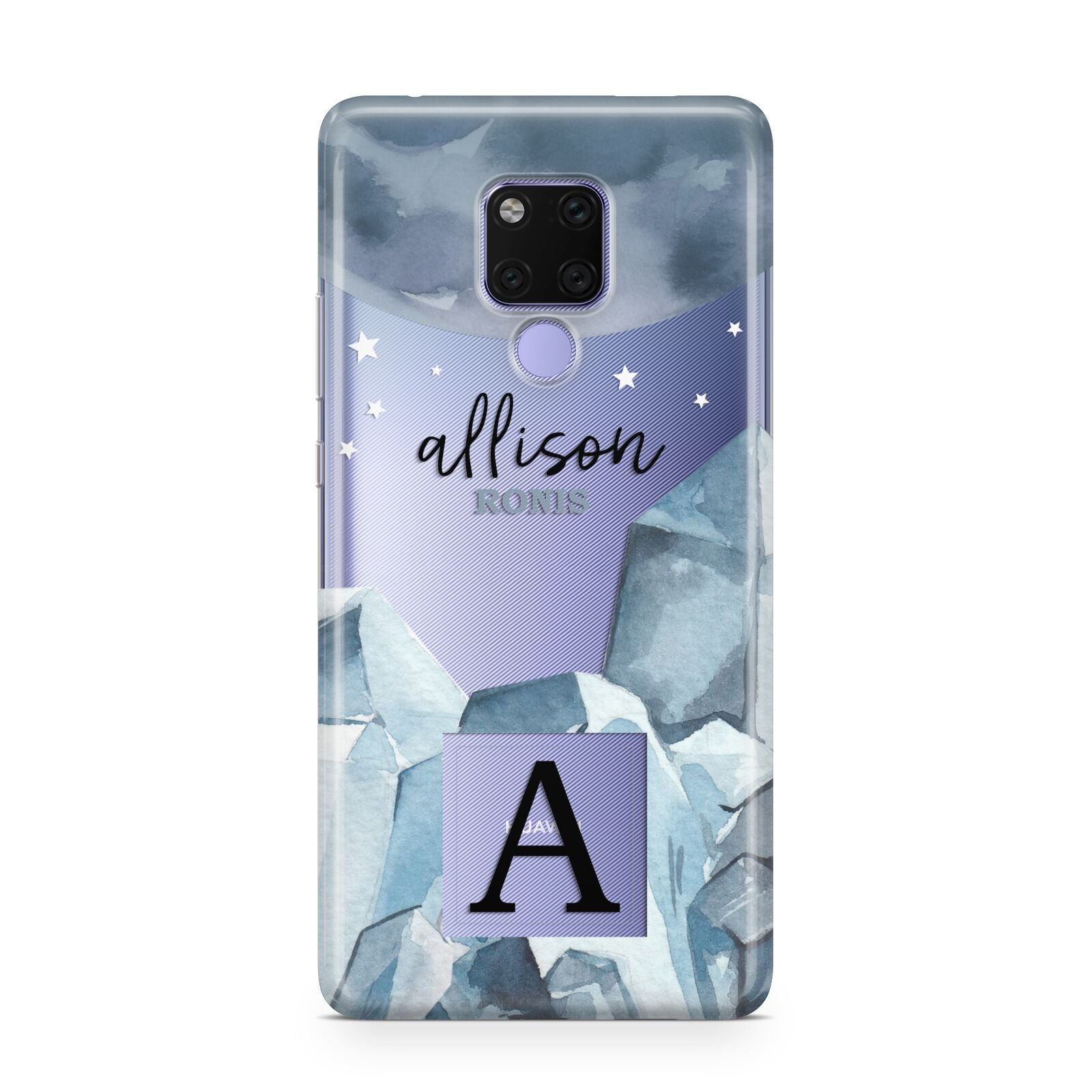 Lunar Crystals Personalised Name Huawei Mate 20X Phone Case