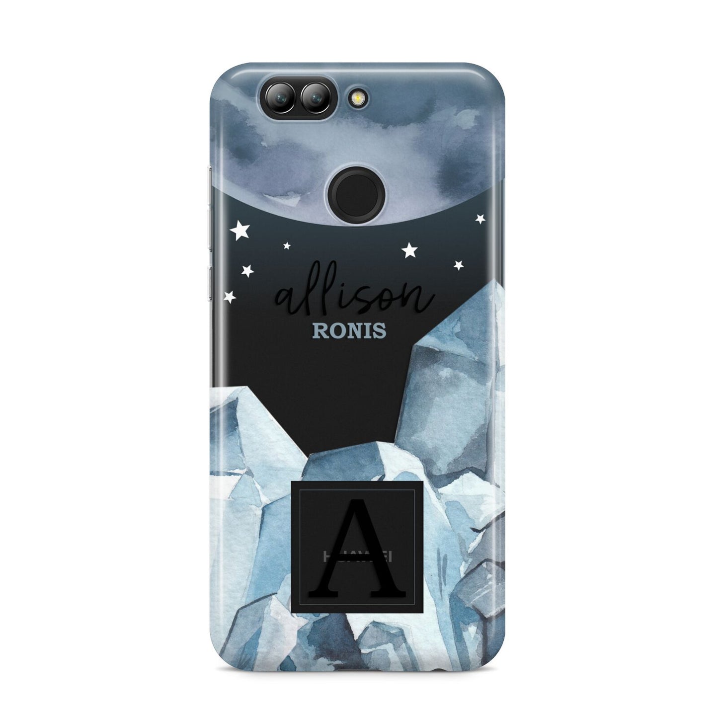 Lunar Crystals Personalised Name Huawei Nova 2s Phone Case