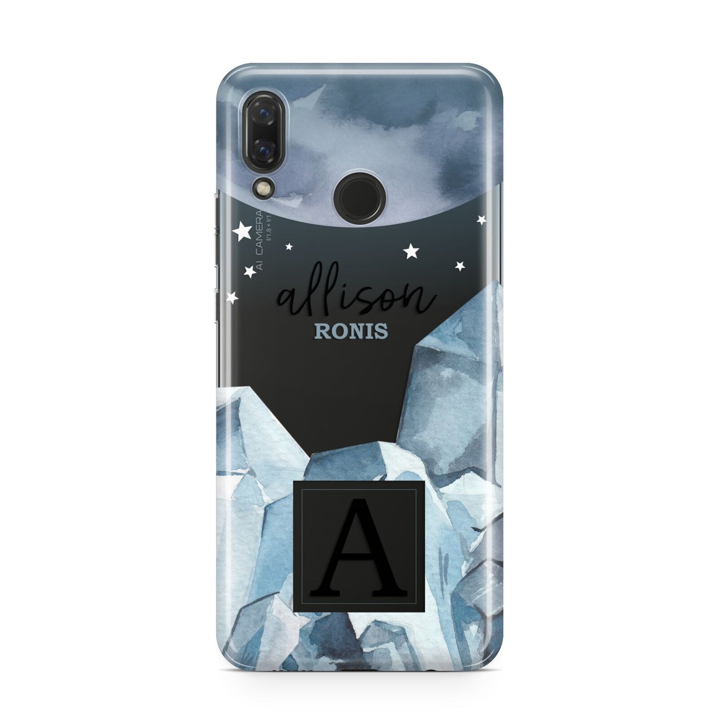 Lunar Crystals Personalised Name Huawei Nova 3 Phone Case