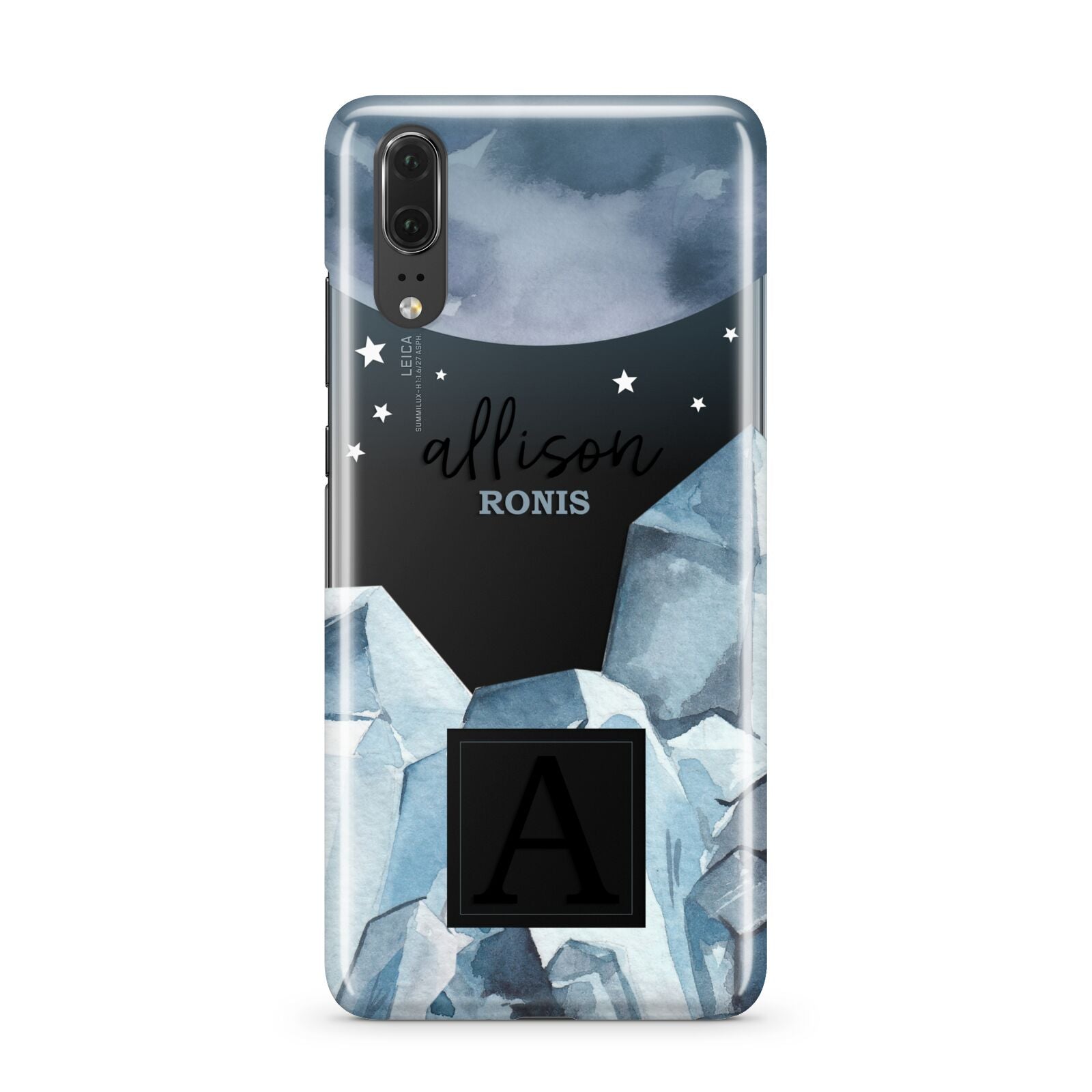 Lunar Crystals Personalised Name Huawei P20 Phone Case