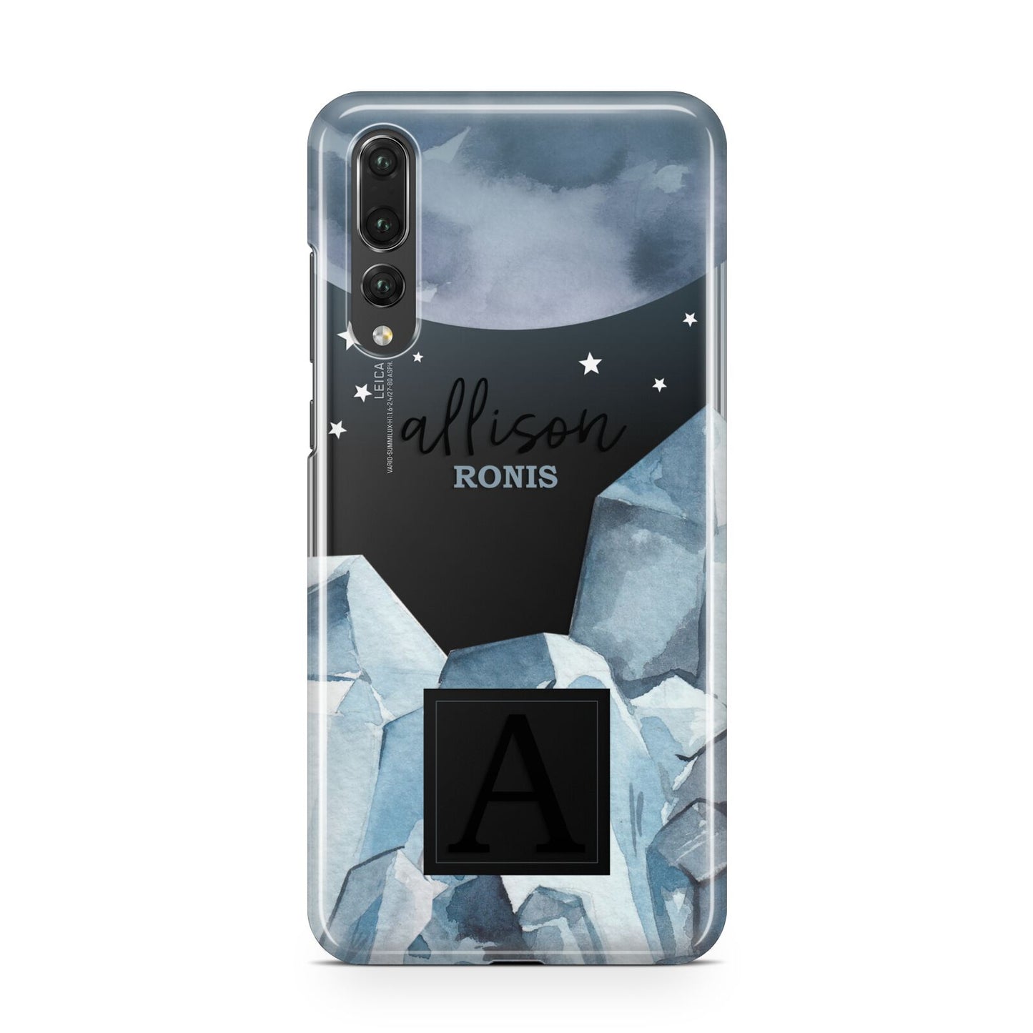 Lunar Crystals Personalised Name Huawei P20 Pro Phone Case