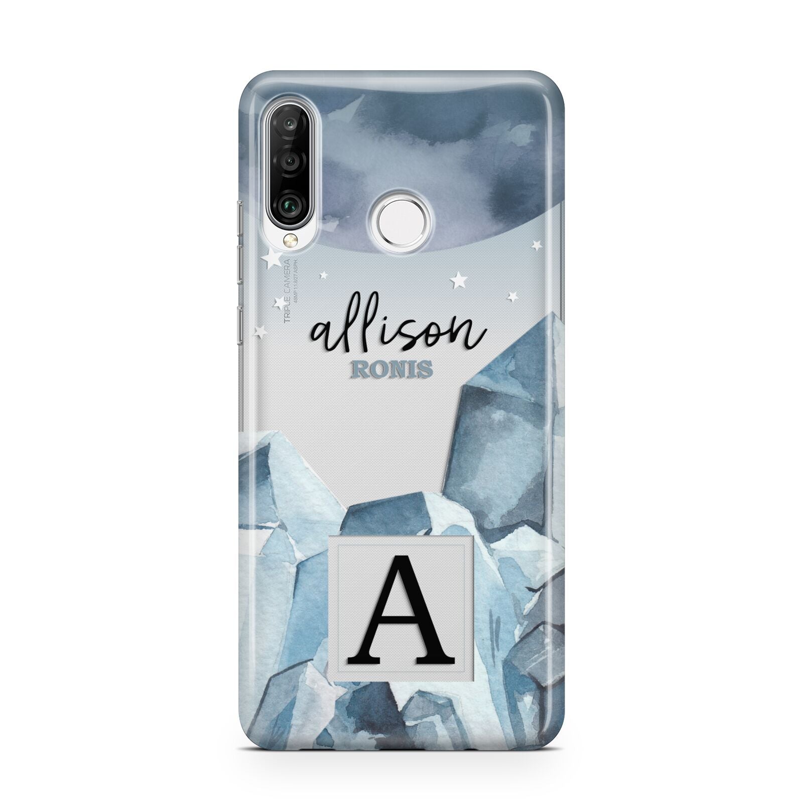 Lunar Crystals Personalised Name Huawei P30 Lite Phone Case