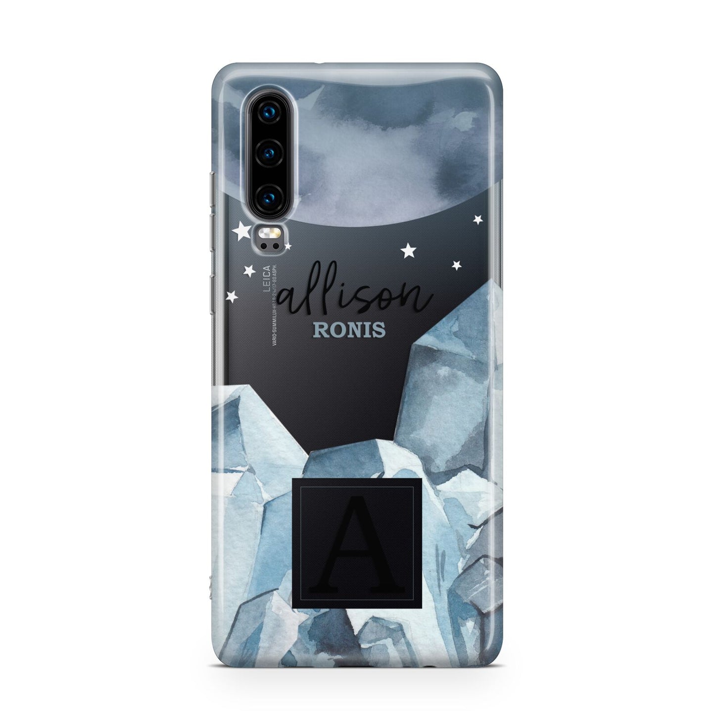 Lunar Crystals Personalised Name Huawei P30 Phone Case