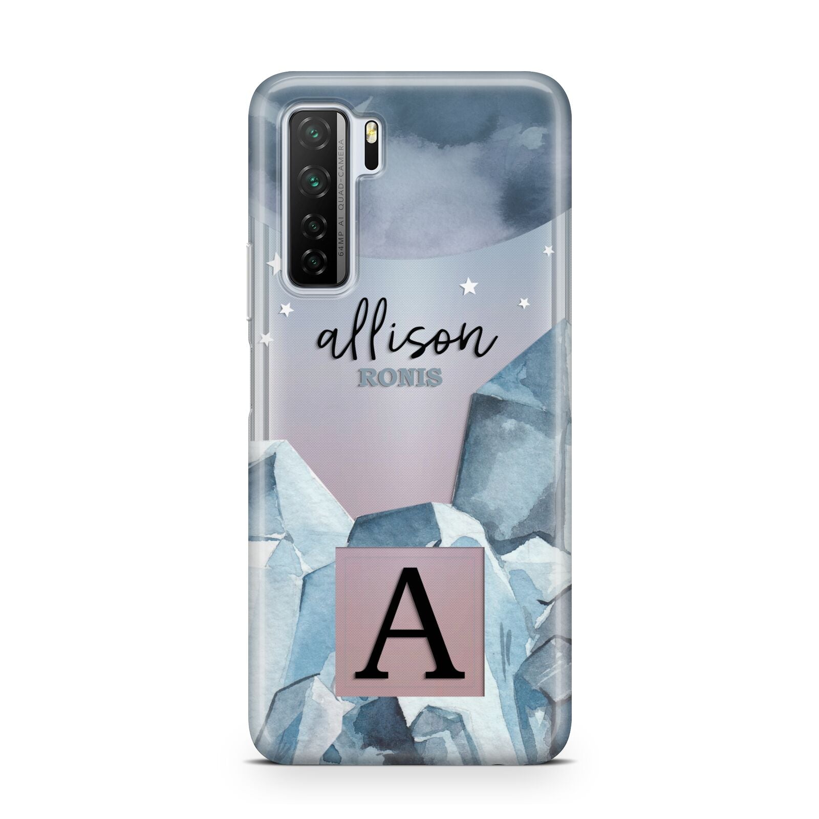 Lunar Crystals Personalised Name Huawei P40 Lite 5G Phone Case