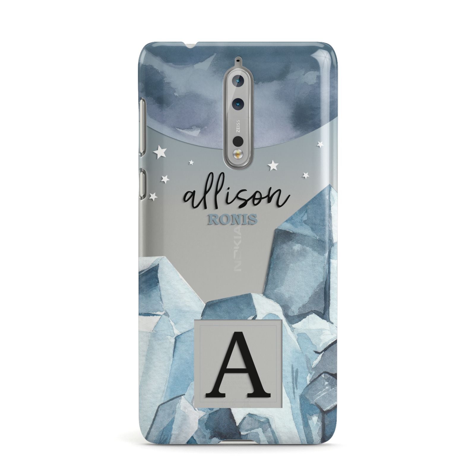 Lunar Crystals Personalised Name Nokia Case