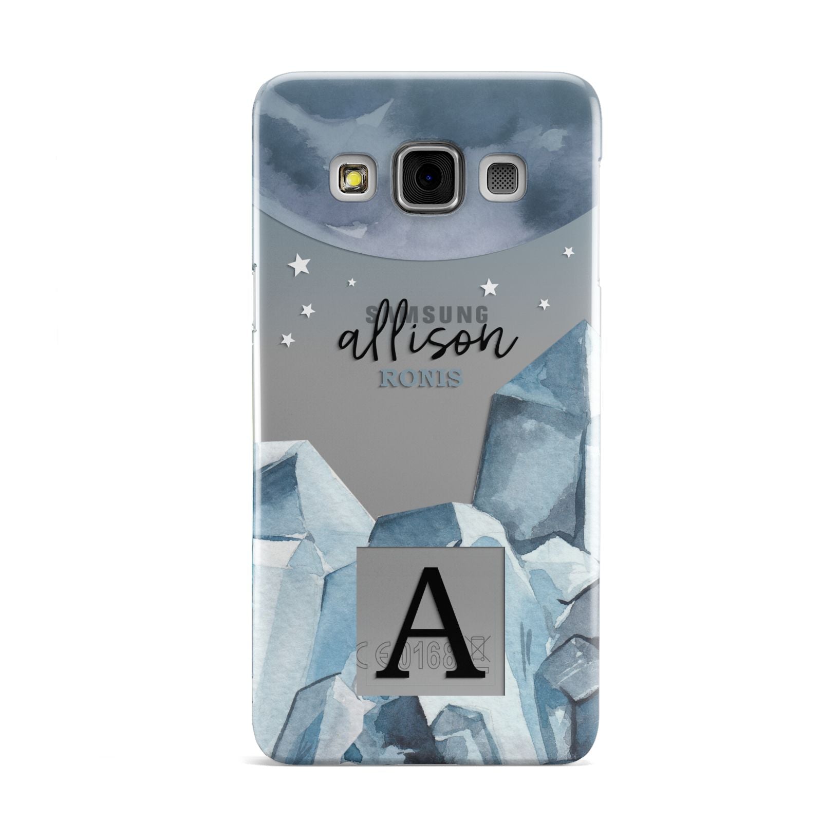 Lunar Crystals Personalised Name Samsung Galaxy A3 Case