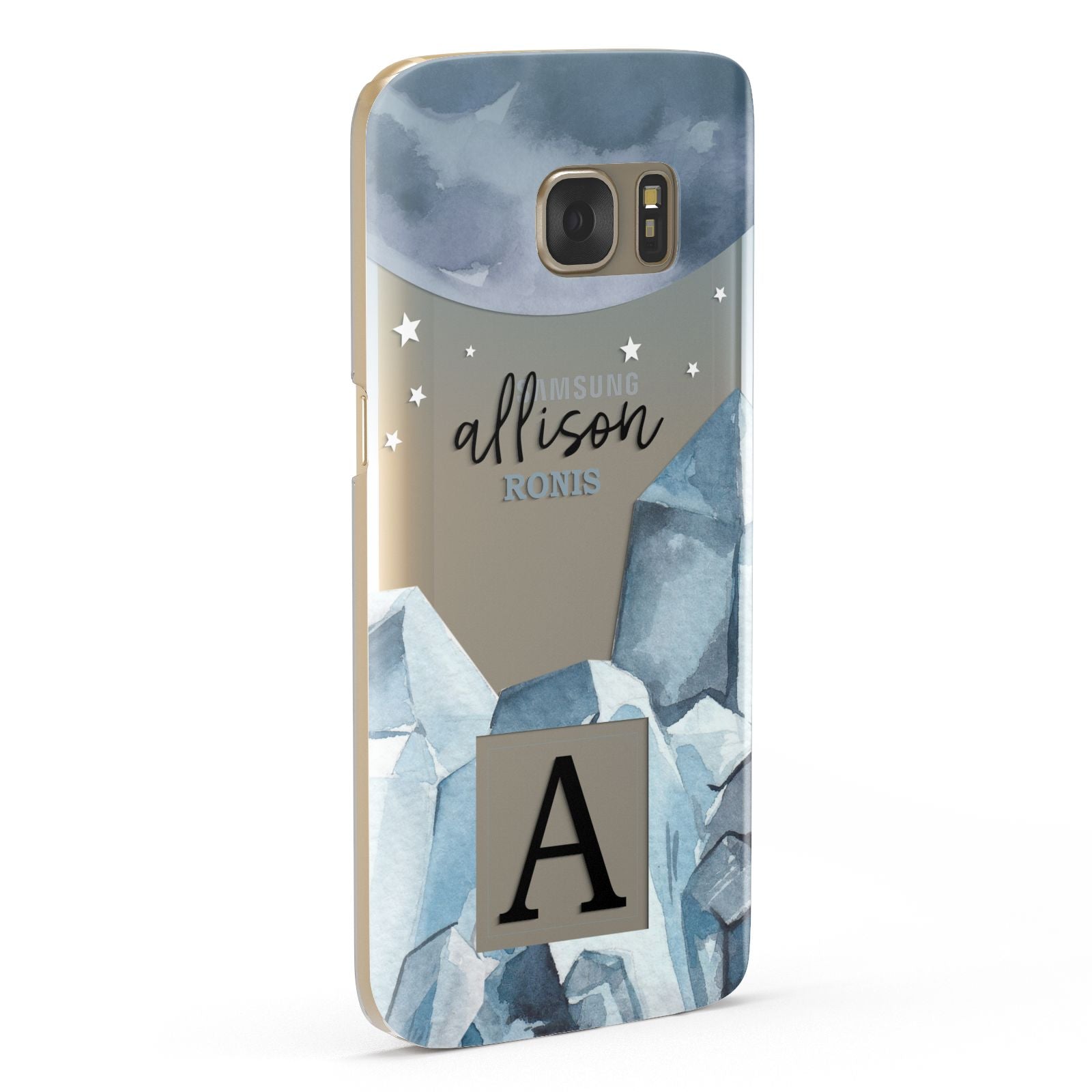 Lunar Crystals Personalised Name Samsung Galaxy Case Fourty Five Degrees