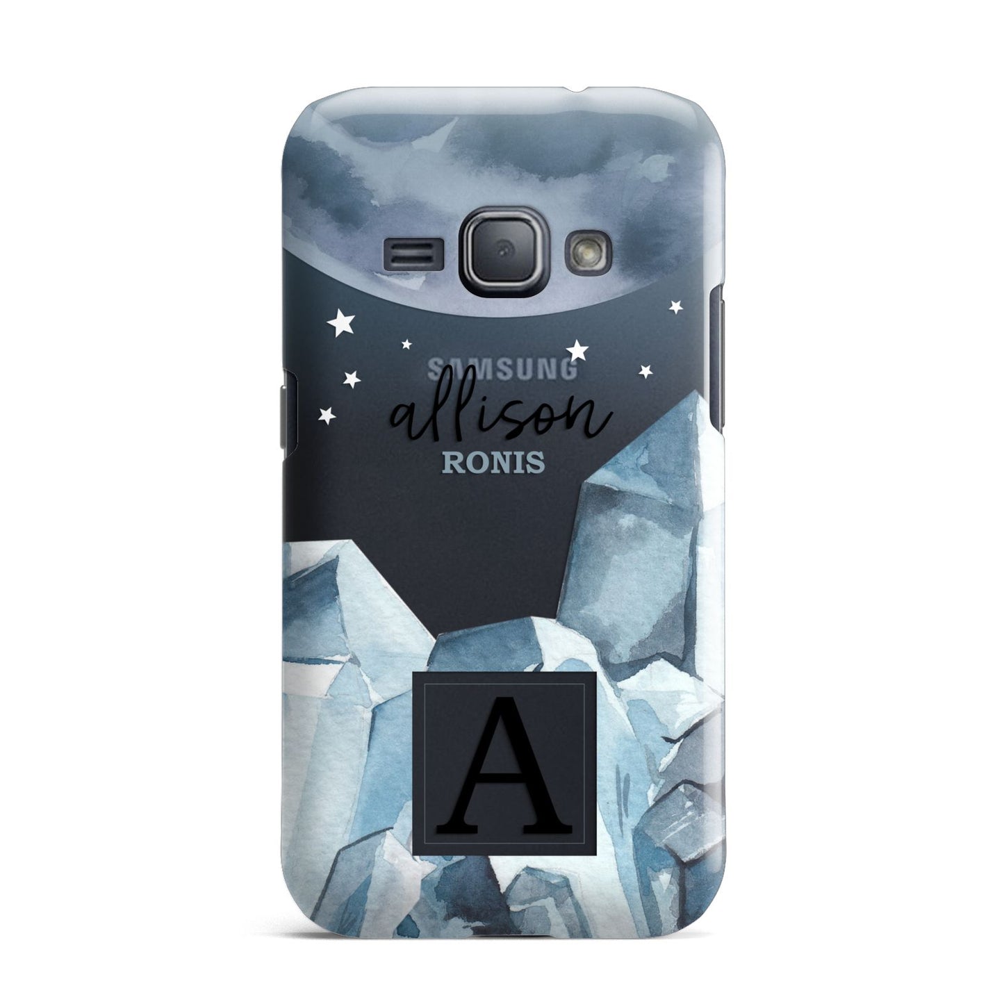 Lunar Crystals Personalised Name Samsung Galaxy J1 2016 Case