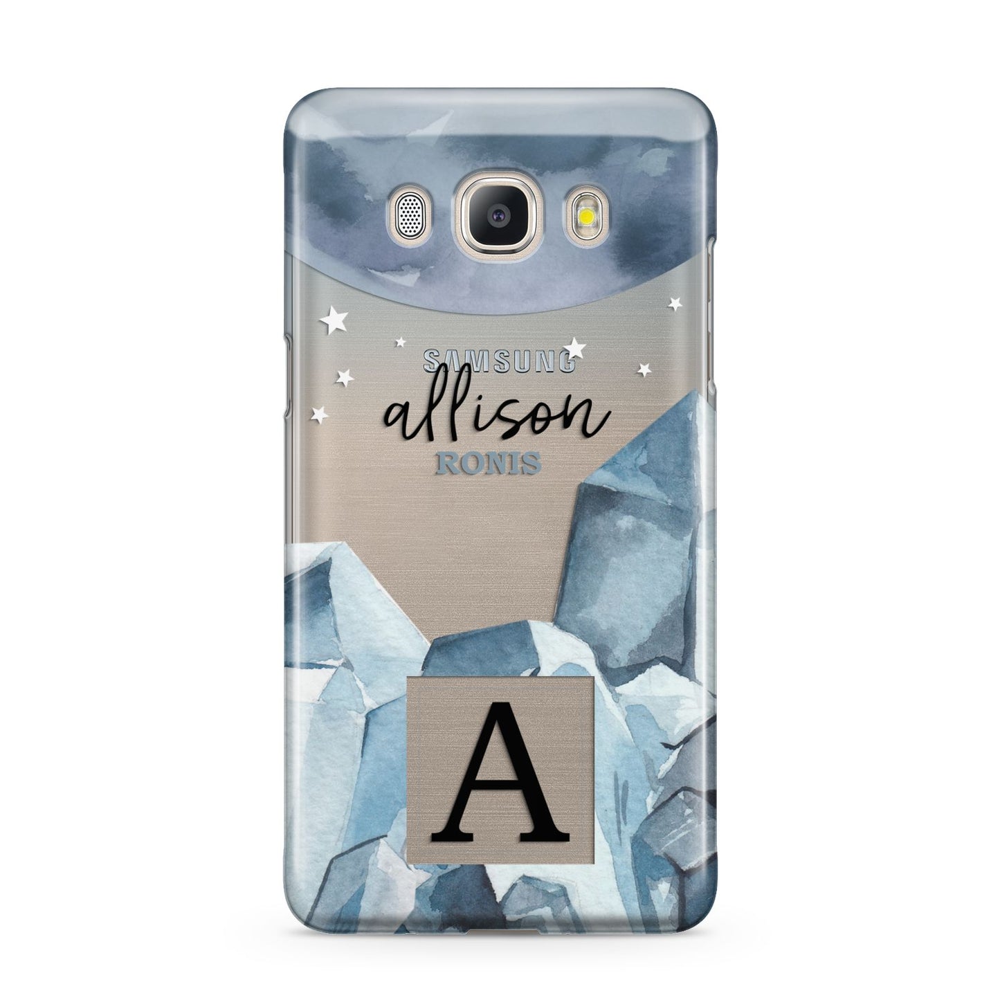 Lunar Crystals Personalised Name Samsung Galaxy J5 2016 Case