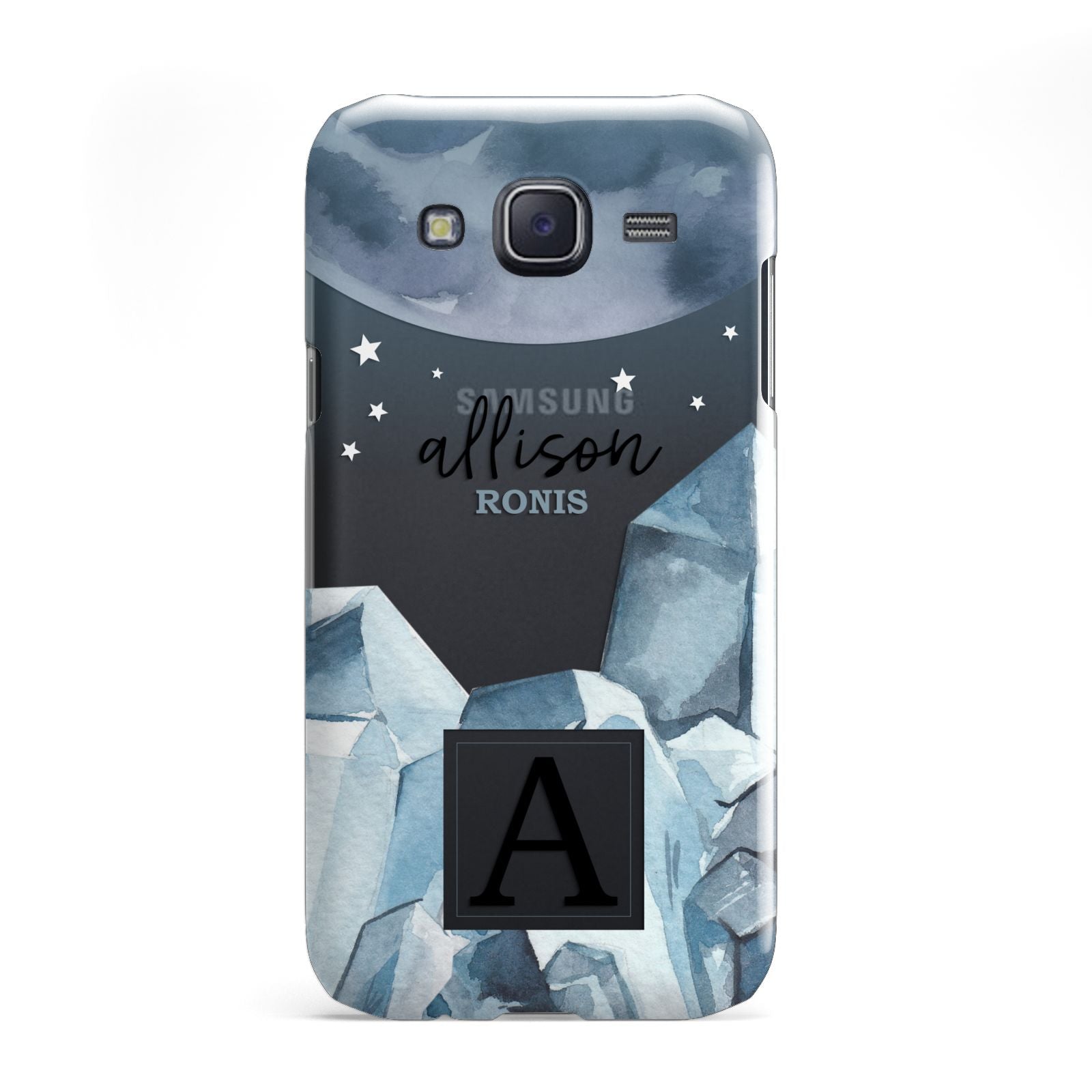 Lunar Crystals Personalised Name Samsung Galaxy J5 Case