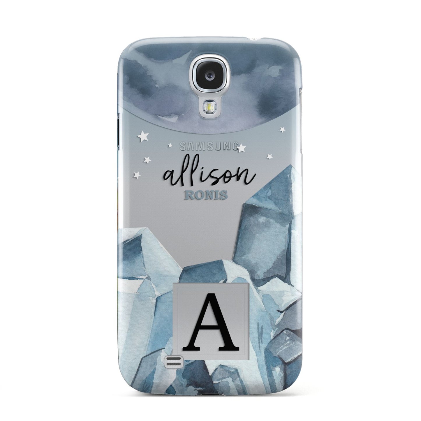 Lunar Crystals Personalised Name Samsung Galaxy S4 Case