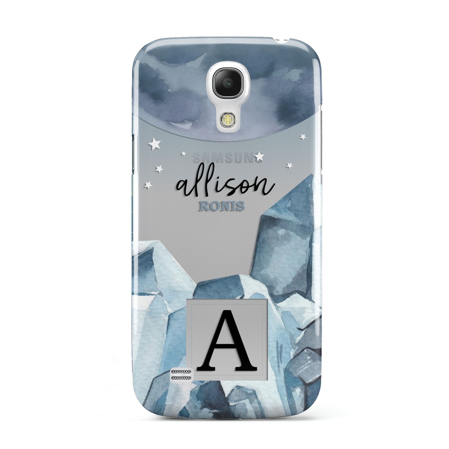 Lunar Crystals Personalised Name Samsung Galaxy S4 Mini Case