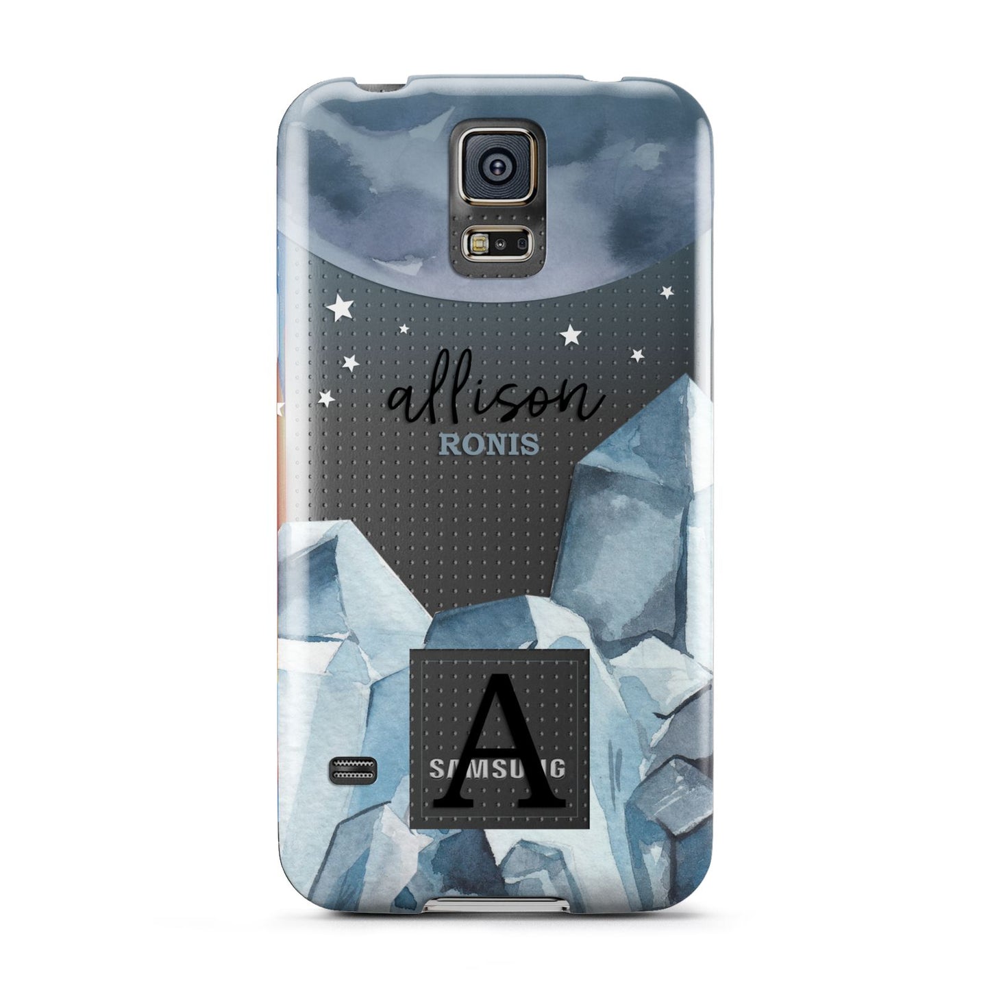 Lunar Crystals Personalised Name Samsung Galaxy S5 Case