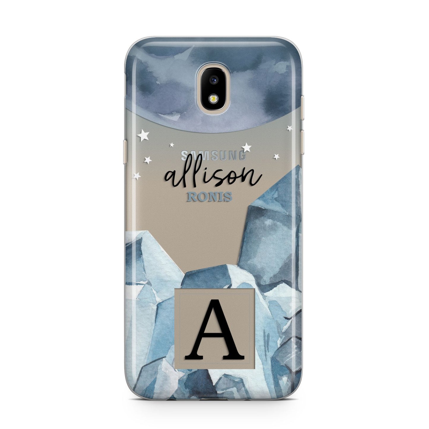 Lunar Crystals Personalised Name Samsung J5 2017 Case