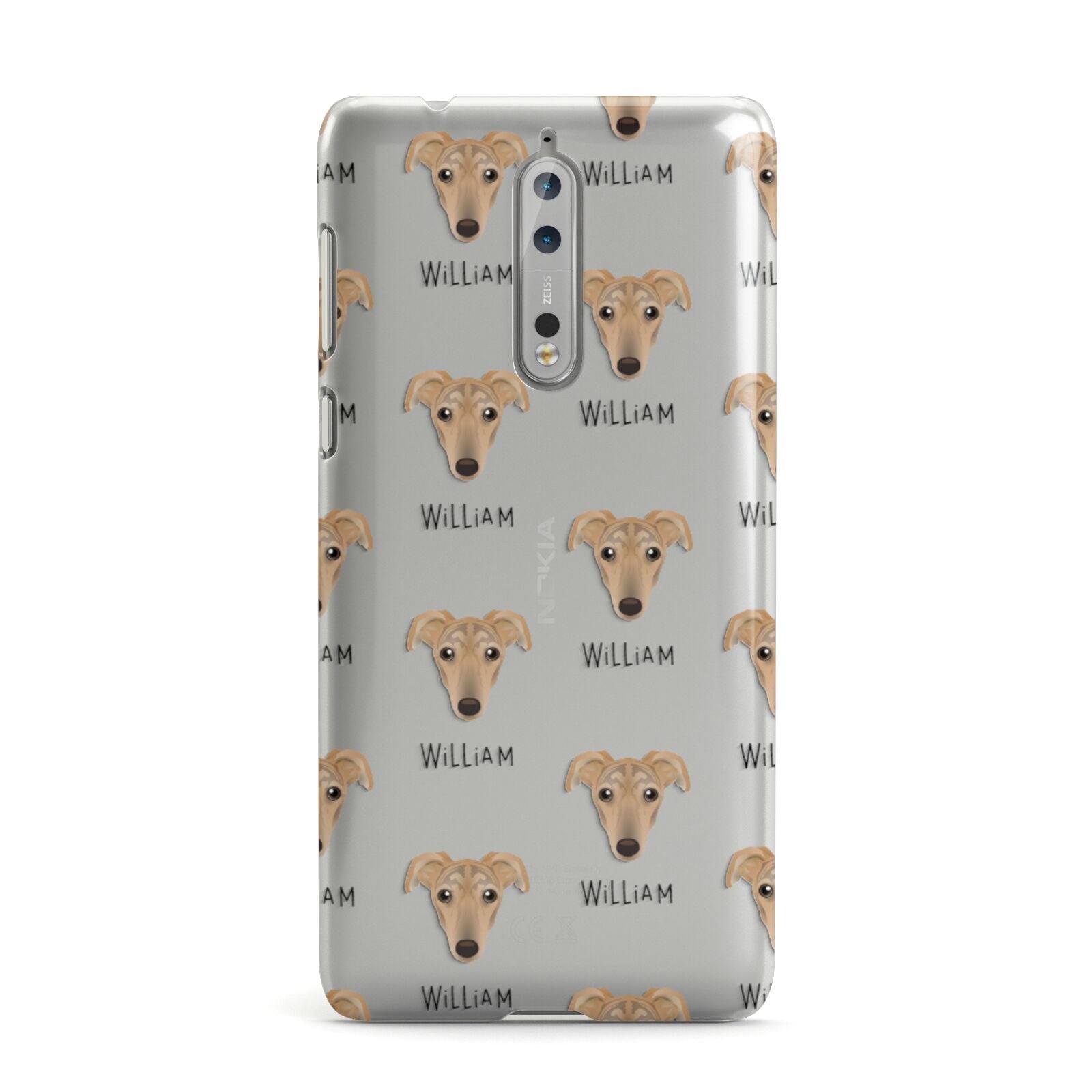 Lurcher Icon with Name Nokia Case