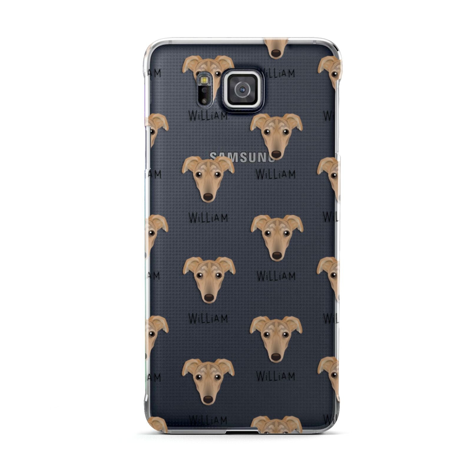 Lurcher Icon with Name Samsung Galaxy Alpha Case