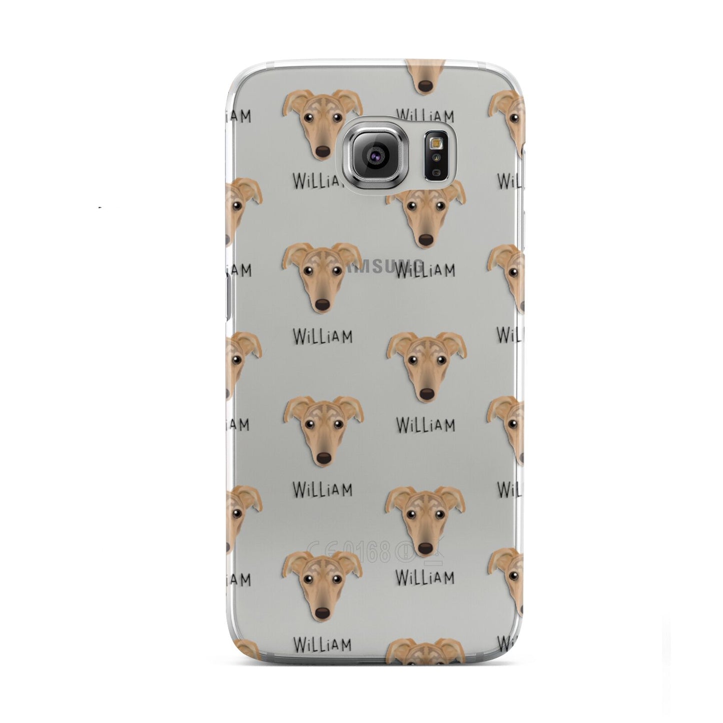 Lurcher Icon with Name Samsung Galaxy S6 Case