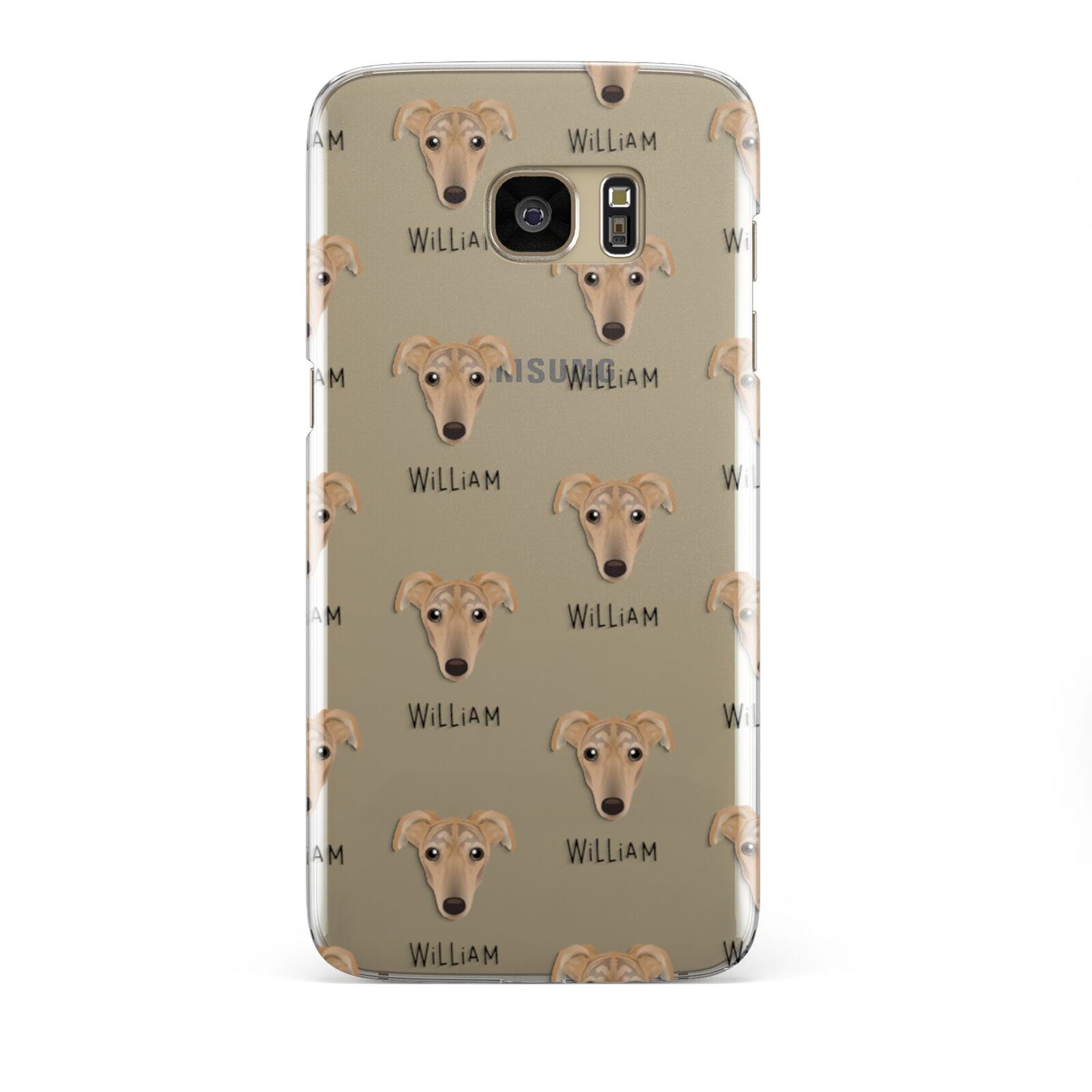 Lurcher Icon with Name Samsung Galaxy S7 Edge Case