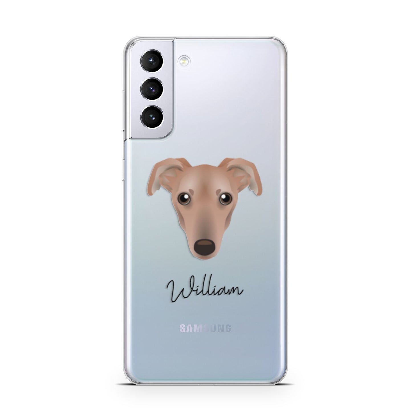 Lurcher Personalised Samsung S21 Plus Phone Case