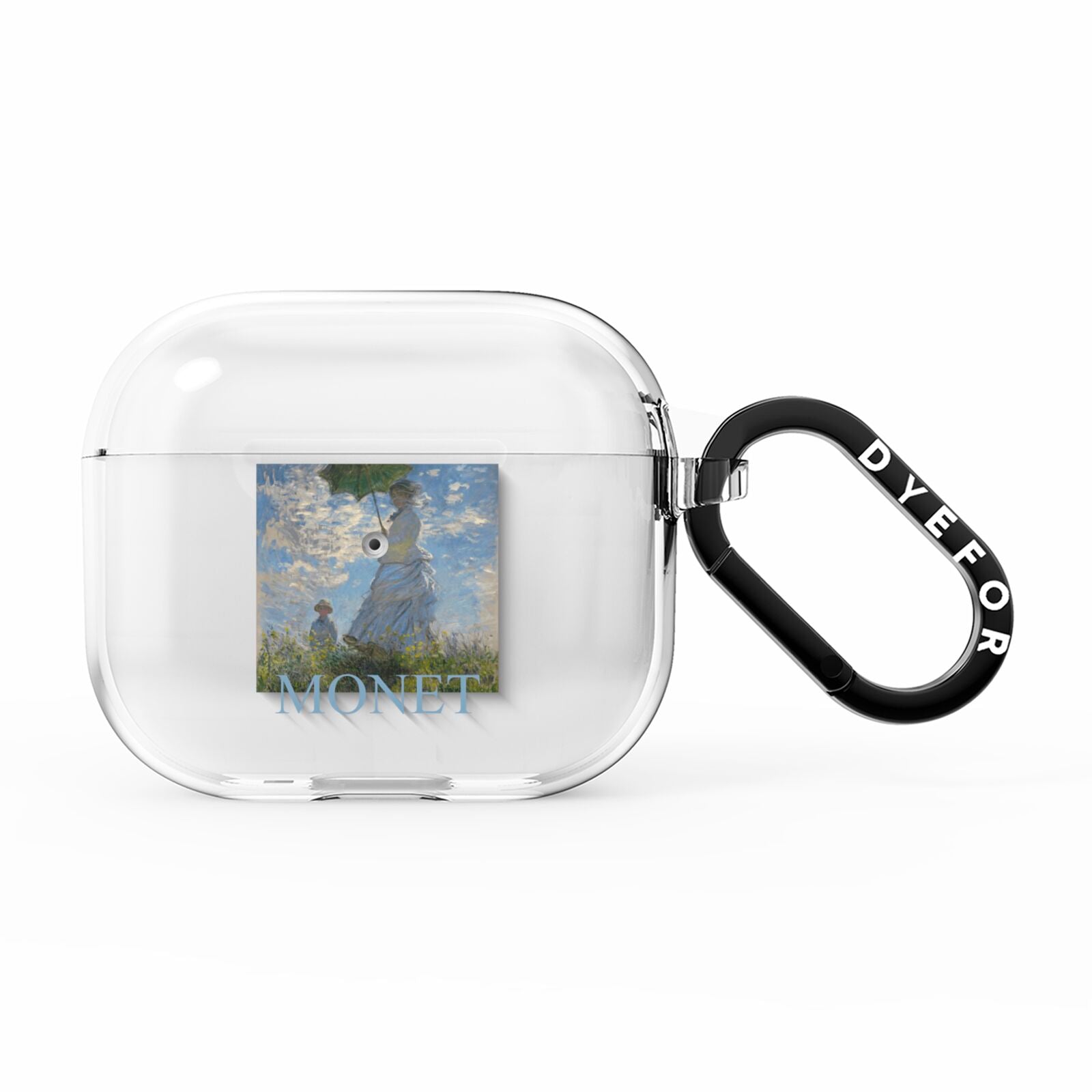 Madame Monet And Her Son By Claude Monet AirPods Clear Case 3rd Gen