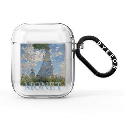 Madame Monet And Her Son By Claude Monet AirPods Clear Case