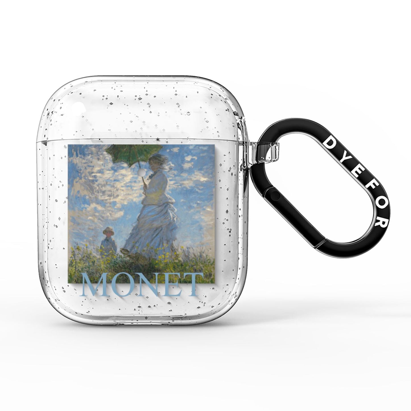 Madame Monet And Her Son By Claude Monet AirPods Glitter Case