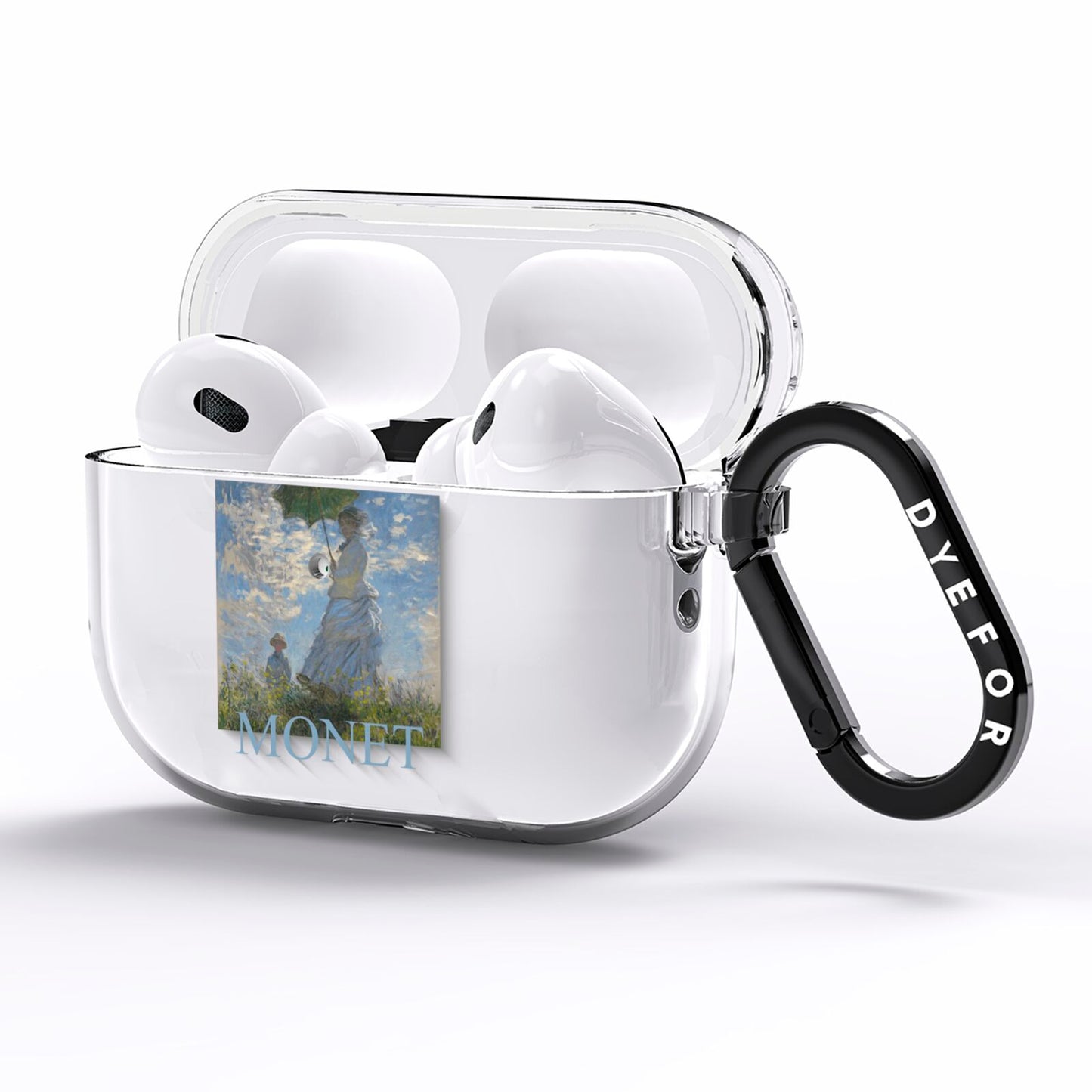 Madame Monet And Her Son By Claude Monet AirPods Pro Clear Case Side Image