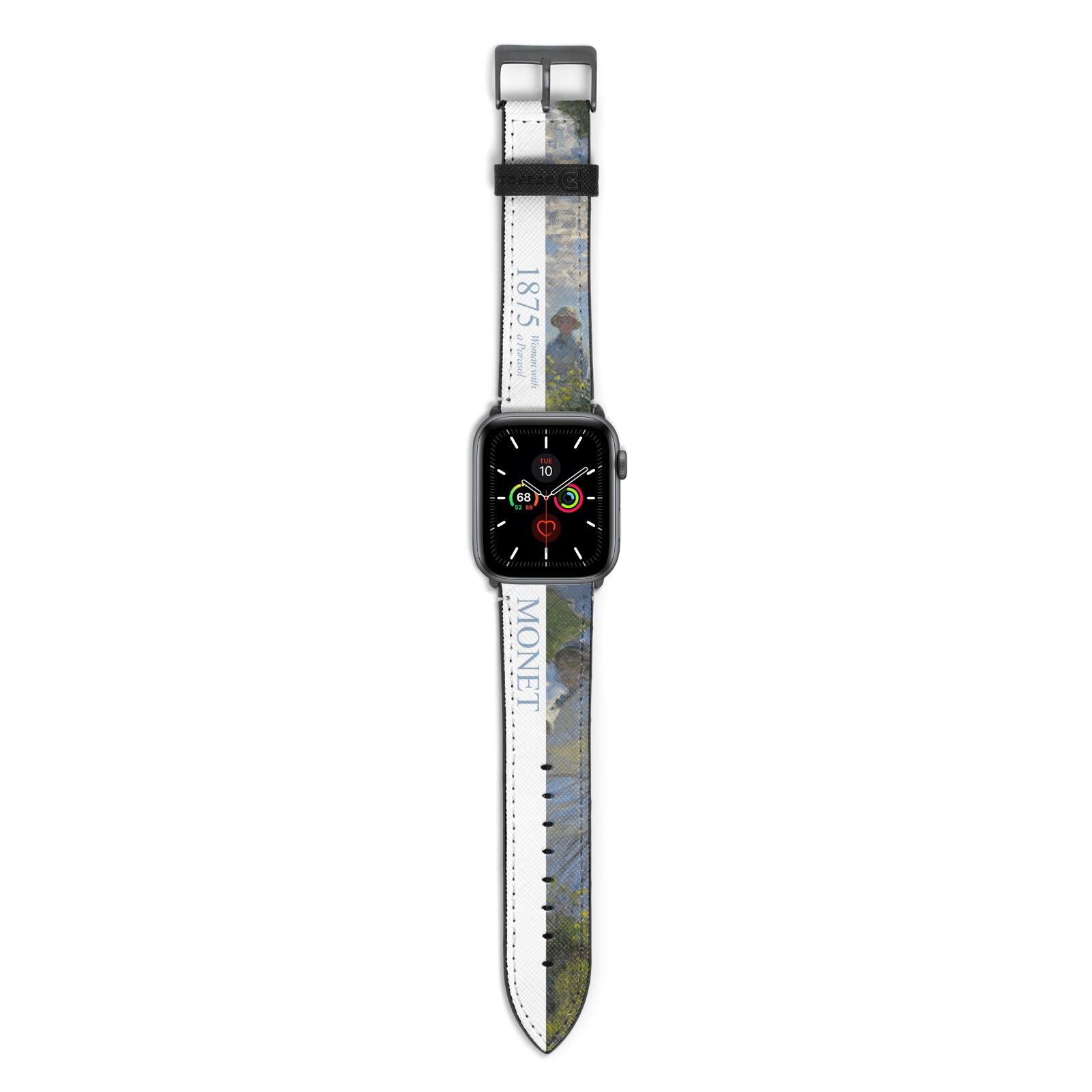 Madame Monet And Her Son By Claude Monet Apple Watch Strap with Space Grey Hardware