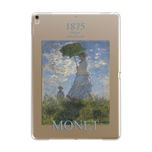 Madame Monet And Her Son By Claude Monet Apple iPad Gold Case