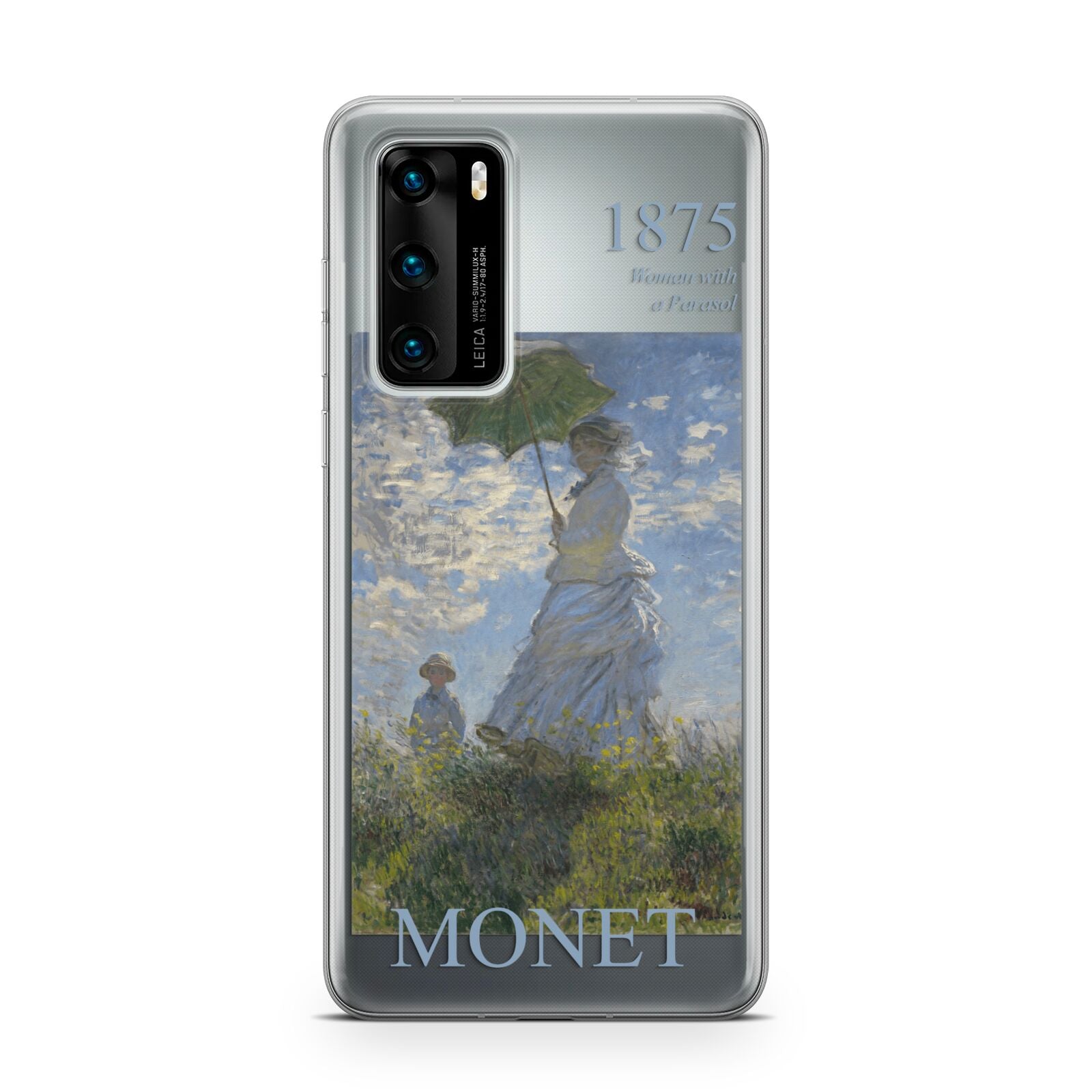 Madame Monet And Her Son By Claude Monet Huawei P40 Phone Case