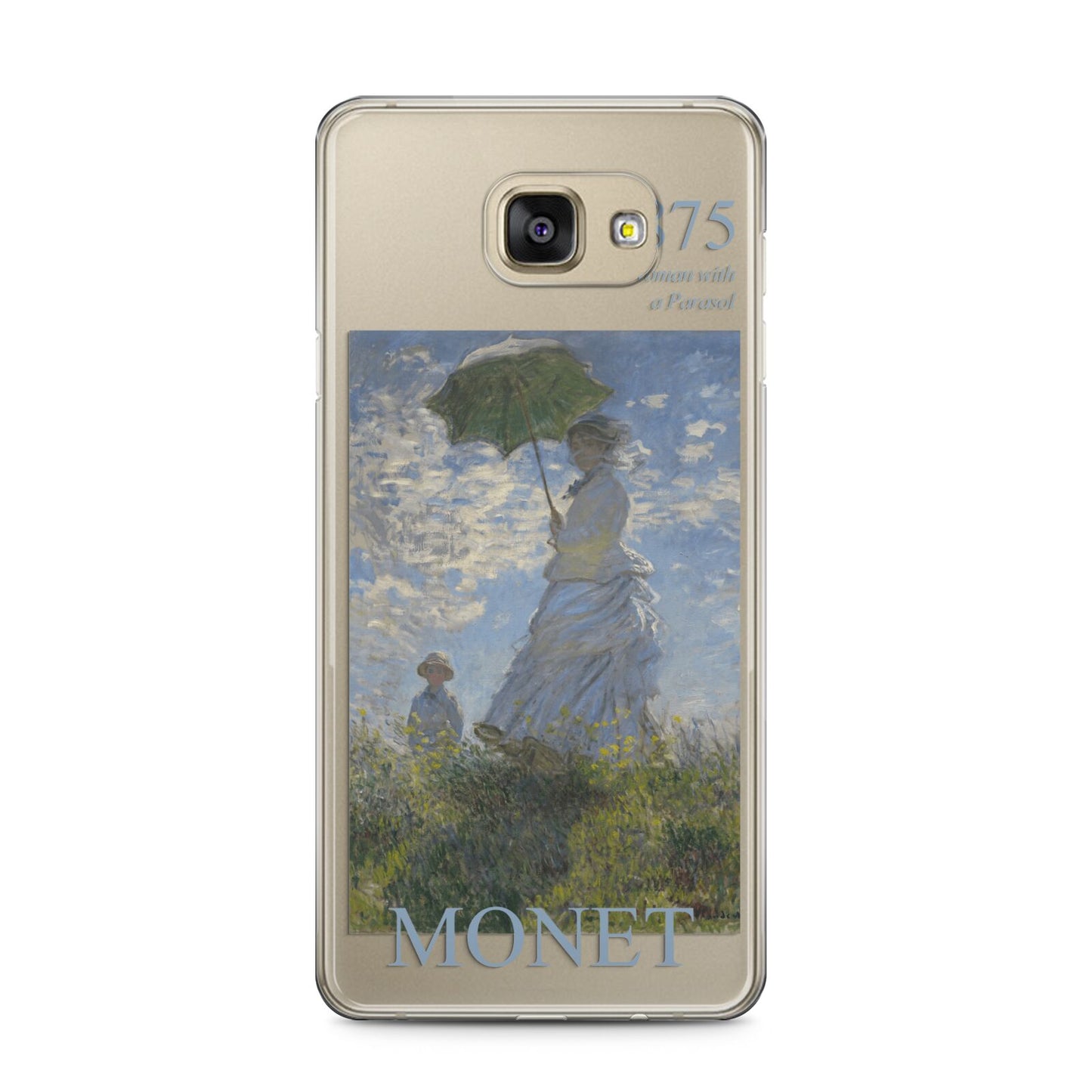 Madame Monet And Her Son By Claude Monet Samsung Galaxy A5 2016 Case on gold phone